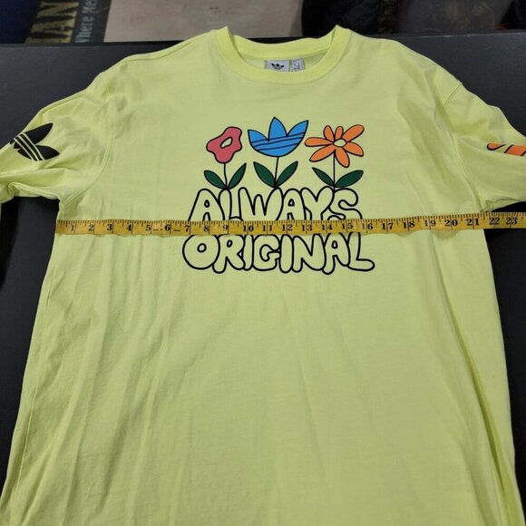 Adidas Always Original Graphic Long Sleeve Shirt Womens Size Medium Streetwear - Picture 8 of 9